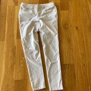 light tan Lulu ABC slim fit 31x31 - faint mark and pinhole by fly (pictured).